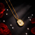 Shoperly C-311–18k Gold Plated Stainless Steel Tarnish Free Waterproof Female Jewellery