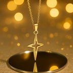 Shoperly C-313-18k Gold Plated Stainless Steel Tarnish Free Waterproof Female Jewellery