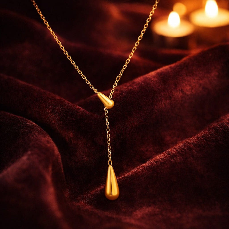 Shoperly C-314-18k Gold Plated Stainless Steel Tarnish Free Waterproof Female Jewellery