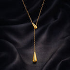 Shoperly C-314-18k Gold Plated Stainless Steel Tarnish Free Waterproof Female Jewellery
