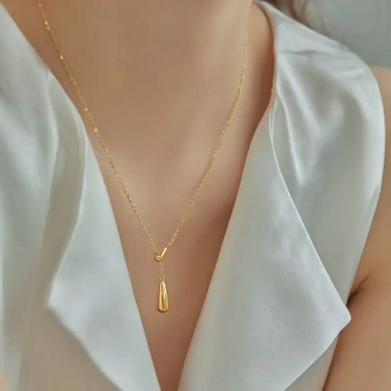 Shoperly C-314-18k Gold Plated Stainless Steel Tarnish Free Waterproof Female Jewellery