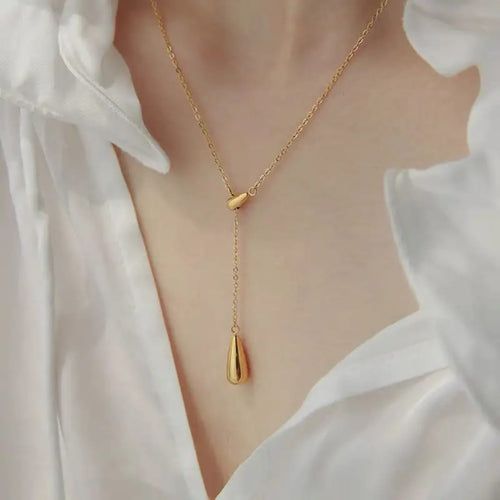Shoperly C-314-18k Gold Plated Stainless Steel Tarnish Free Waterproof Female Jewellery