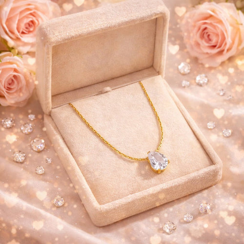 Shoperly C-315-18k Gold Plated Stainless Steel Tarnish Free Waterproof Female Jewellery