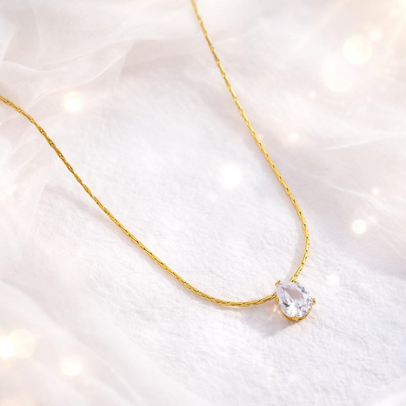 Shoperly C-315-18k Gold Plated Stainless Steel Tarnish Free Waterproof Female Jewellery