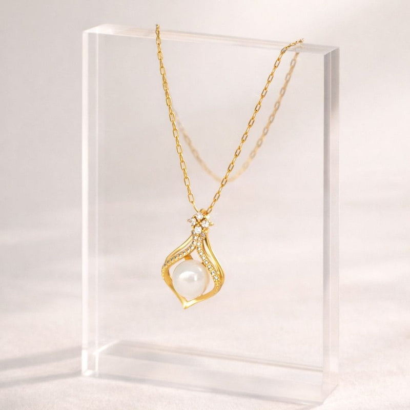 Shoperly C-316(GREEN, WHITE) 18k Gold Plated Stainless Steel Tarnish Free Waterproof Female Jewellery