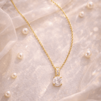 Shoperly C-318-18k Gold Plated Stainless Steel Tarnish Free Waterproof Female Jewellery