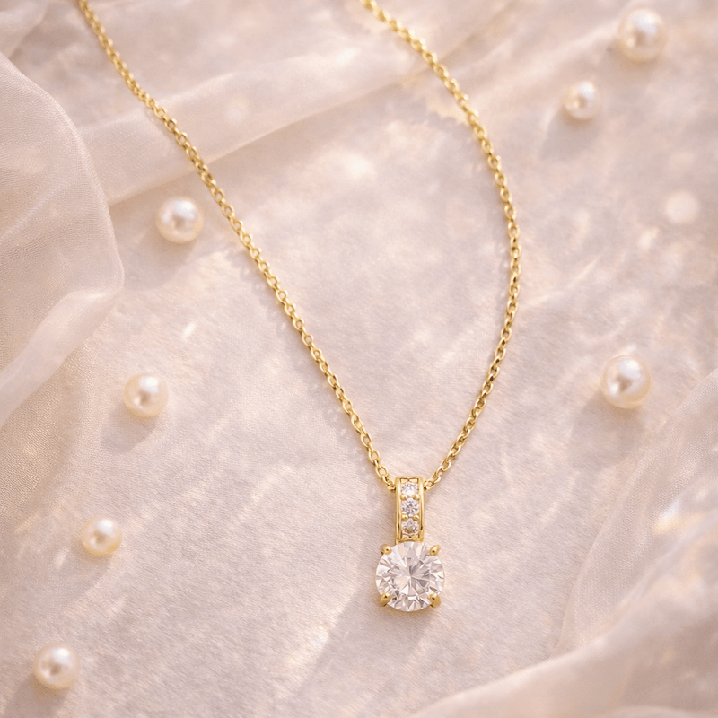 Shoperly C-318-18k Gold Plated Stainless Steel Tarnish Free Waterproof Female Jewellery