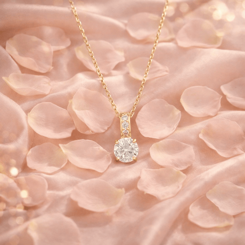Shoperly C-318-18k Gold Plated Stainless Steel Tarnish Free Waterproof Female Jewellery