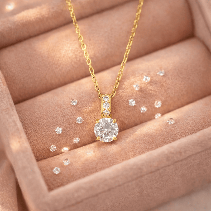 Shoperly C-318-18k Gold Plated Stainless Steel Tarnish Free Waterproof Female Jewellery