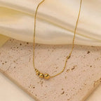 Shoperly C-319 18k Gold Plated Stainless Steel Tarnish Free Waterproof Female Jewellery