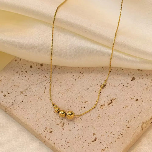 Shoperly C-319 18k Gold Plated Stainless Steel Tarnish Free Waterproof Female Jewellery