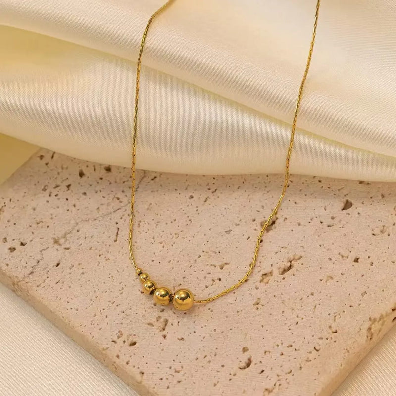 Shoperly C-319 18k Gold Plated Stainless Steel Tarnish Free Waterproof Female Jewellery