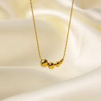 Shoperly C-319 18k Gold Plated Stainless Steel Tarnish Free Waterproof Female Jewellery