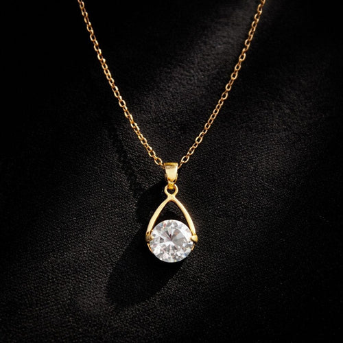 Shoperly C-321 18k Gold Plated Stainless Steel Tarnish Free Waterproof Female Jewellery
