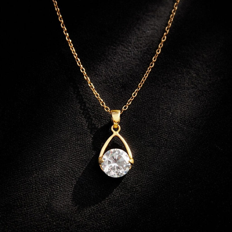 Shoperly C-321 18k Gold Plated Stainless Steel Tarnish Free Waterproof Female Jewellery