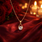 Shoperly C-321 18k Gold Plated Stainless Steel Tarnish Free Waterproof Female Jewellery
