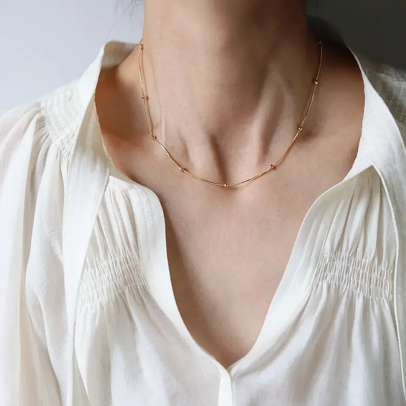 Shoperly Chain Angela chain -18k Gold plated Anti Tarnish