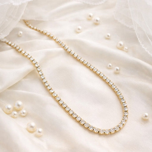 Shoperly Chain C-308 18k Gold Plated Stainless Steel Tarnish Free Waterproof Female Jewellery