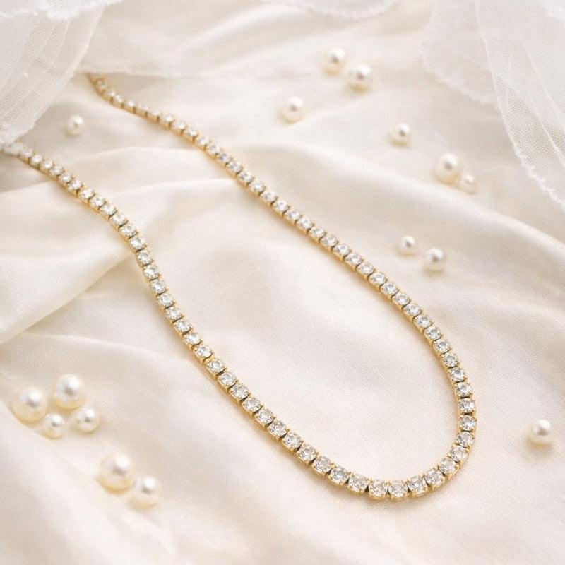 Shoperly Chain C-308 18k Gold Plated Stainless Steel Tarnish Free Waterproof Female Jewellery
