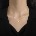 Shoperly Crystala chain– 18k Gold Plated Stainless Steel Tarnish Free Waterproof Female Jewellery
