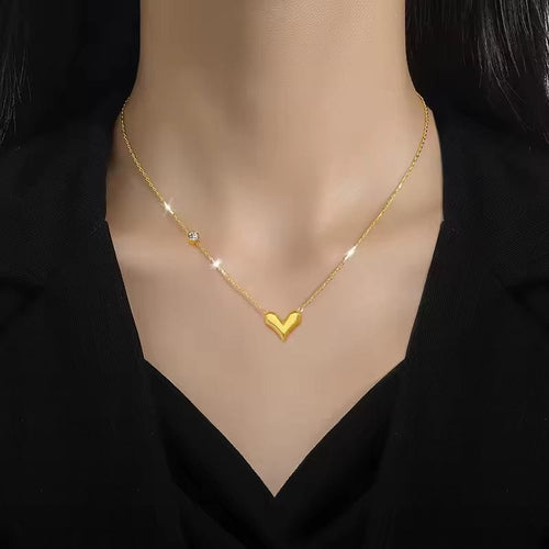 Shoperly Crystala chain– 18k Gold Plated Stainless Steel Tarnish Free Waterproof Female Jewellery