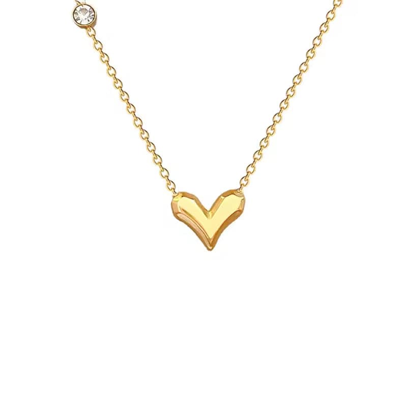 Shoperly Crystala chain– 18k Gold Plated Stainless Steel Tarnish Free Waterproof Female Jewellery
