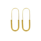 Shoperly Earrings ES-183  18k Gold Plated Stainless Steel Tarnish Free Waterproof Female Earrings