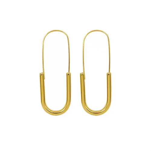 Shoperly Earrings ES-183  18k Gold Plated Stainless Steel Tarnish Free Waterproof Female Earrings