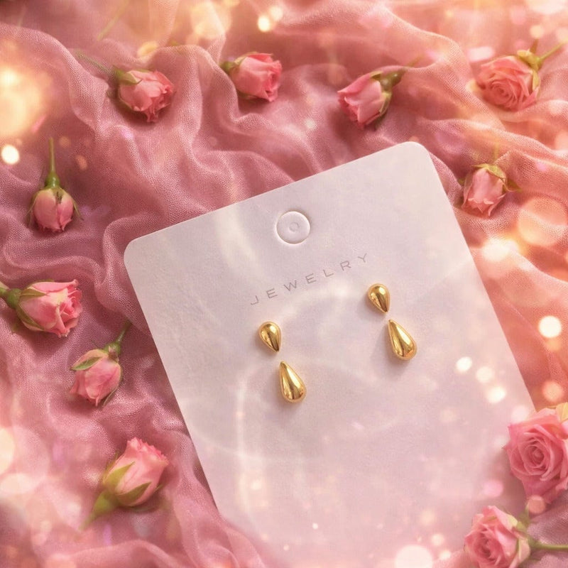 Shoperly Earrings Prita -18k Gold Plated Stainless Steel Tarnish Free Waterproof Female Earrings