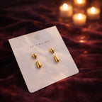 Shoperly Earrings Prita -18k Gold Plated Stainless Steel Tarnish Free Waterproof Female Earrings