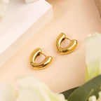 Shoperly ES-209 18k Gold Plated Stainless Steel Tarnish Free Waterproof Female Jewellery