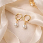 Shoperly ES-233 18k Gold Plated Stainless Steel Tarnish Free Waterproof Female Jewellery