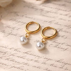 Shoperly ES-233 18k Gold Plated Stainless Steel Tarnish Free Waterproof Female Jewellery