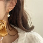 Shoperly ES-233 18k Gold Plated Stainless Steel Tarnish Free Waterproof Female Jewellery