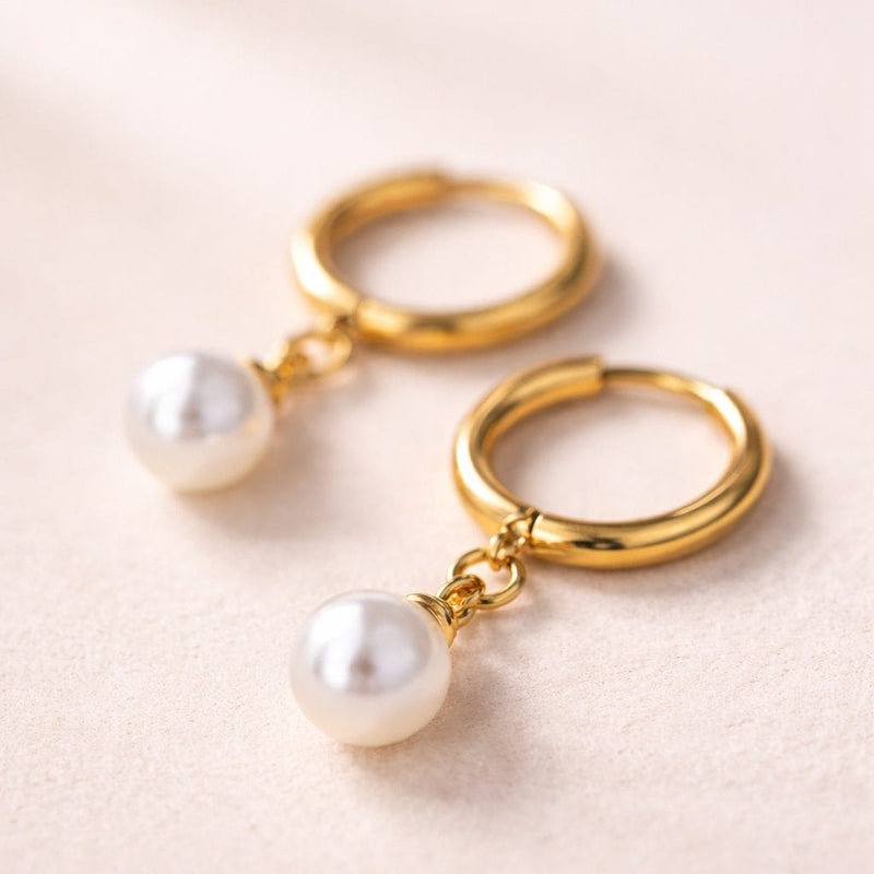 Shoperly ES-233 18k Gold Plated Stainless Steel Tarnish Free Waterproof Female Jewellery