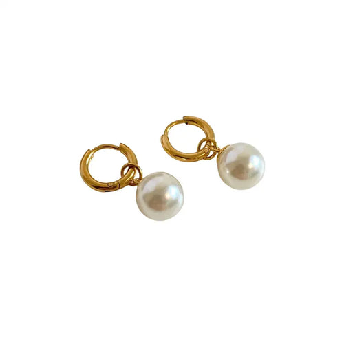 Shoperly ES-233 18k Gold Plated Stainless Steel Tarnish Free Waterproof Female Jewellery