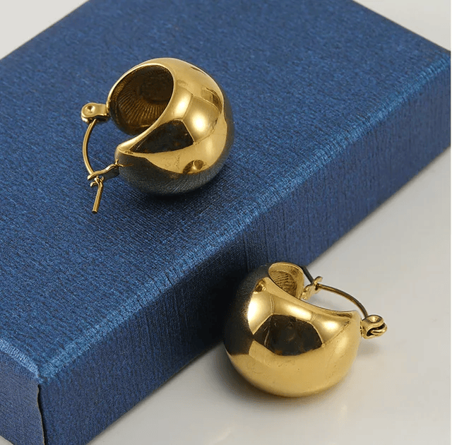 Shoperly ES-243-18k Gold Plated Stainless Steel Tarnish Free Waterproof Female Jewellery