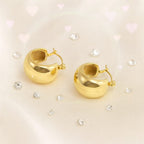 Shoperly ES-243-18k Gold Plated Stainless Steel Tarnish Free Waterproof Female Jewellery