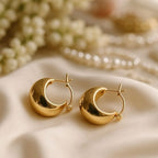 Shoperly ES-243-18k Gold Plated Stainless Steel Tarnish Free Waterproof Female Jewellery