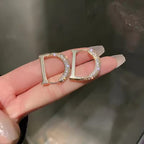 Shoperly ES-271 18k Gold Plated Stainless Steel Tarnish Free Waterproof Female Jewellery
