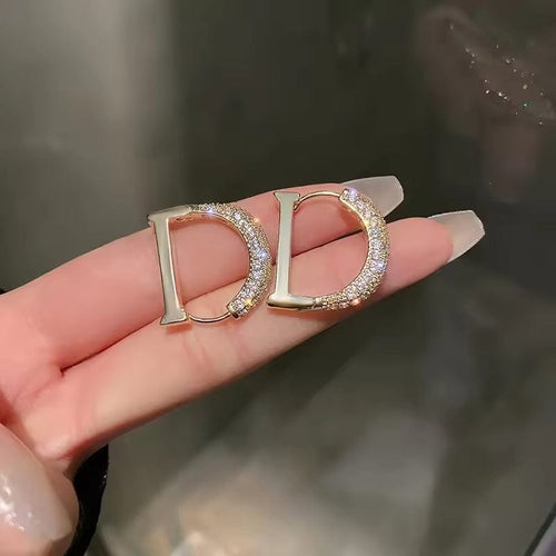 Shoperly ES-271 18k Gold Plated Stainless Steel Tarnish Free Waterproof Female Jewellery