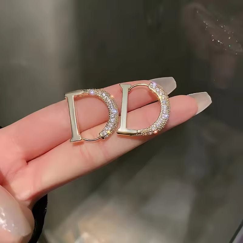 Shoperly ES-271 18k Gold Plated Stainless Steel Tarnish Free Waterproof Female Jewellery