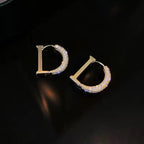 Shoperly ES-271 18k Gold Plated Stainless Steel Tarnish Free Waterproof Female Jewellery