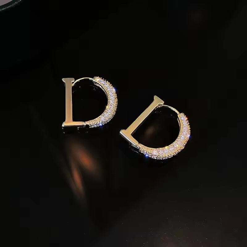 Shoperly ES-271 18k Gold Plated Stainless Steel Tarnish Free Waterproof Female Jewellery