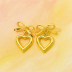 Shoperly ES-272 18k Gold Plated Stainless Steel Tarnish Free Waterproof Female Jewellery