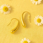 Shoperly ES-275 -18k Gold Plated Stainless Steel Tarnish Free