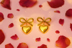 Shoperly ES-277 18k Gold Plated Stainless Steel Tarnish Free Waterproof Female Jewellery