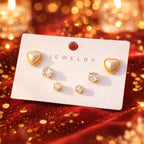 Shoperly ES-284  18k Gold Plated Stainless Steel Tarnish Free Waterproof Female Jewellery