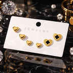 Shoperly ES-288  18k Gold Plated Stainless Steel Tarnish Free Waterproof Female Jewellery