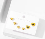 Shoperly ES-288  18k Gold Plated Stainless Steel Tarnish Free Waterproof Female Jewellery